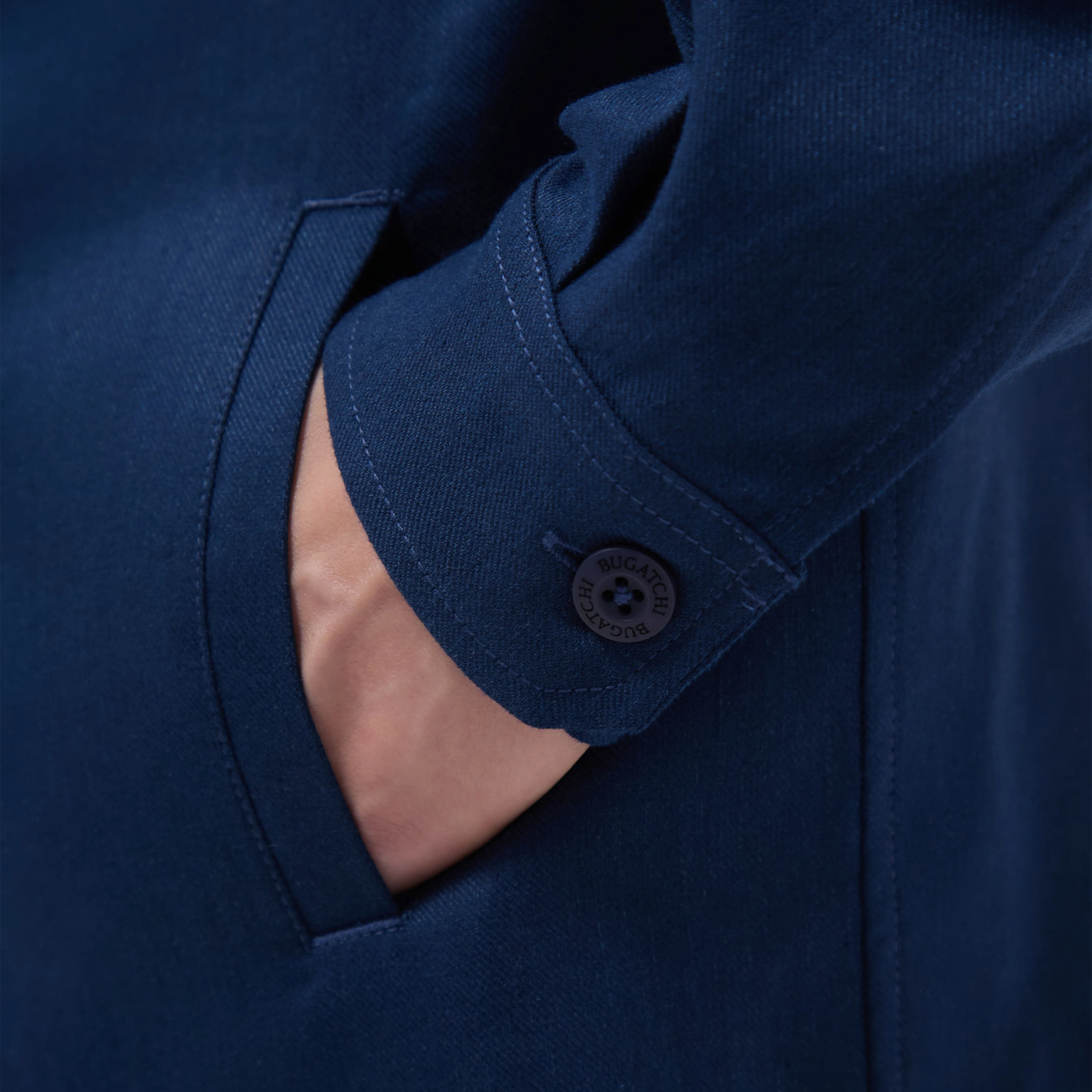 Linen-Cotton Shirt Jacket