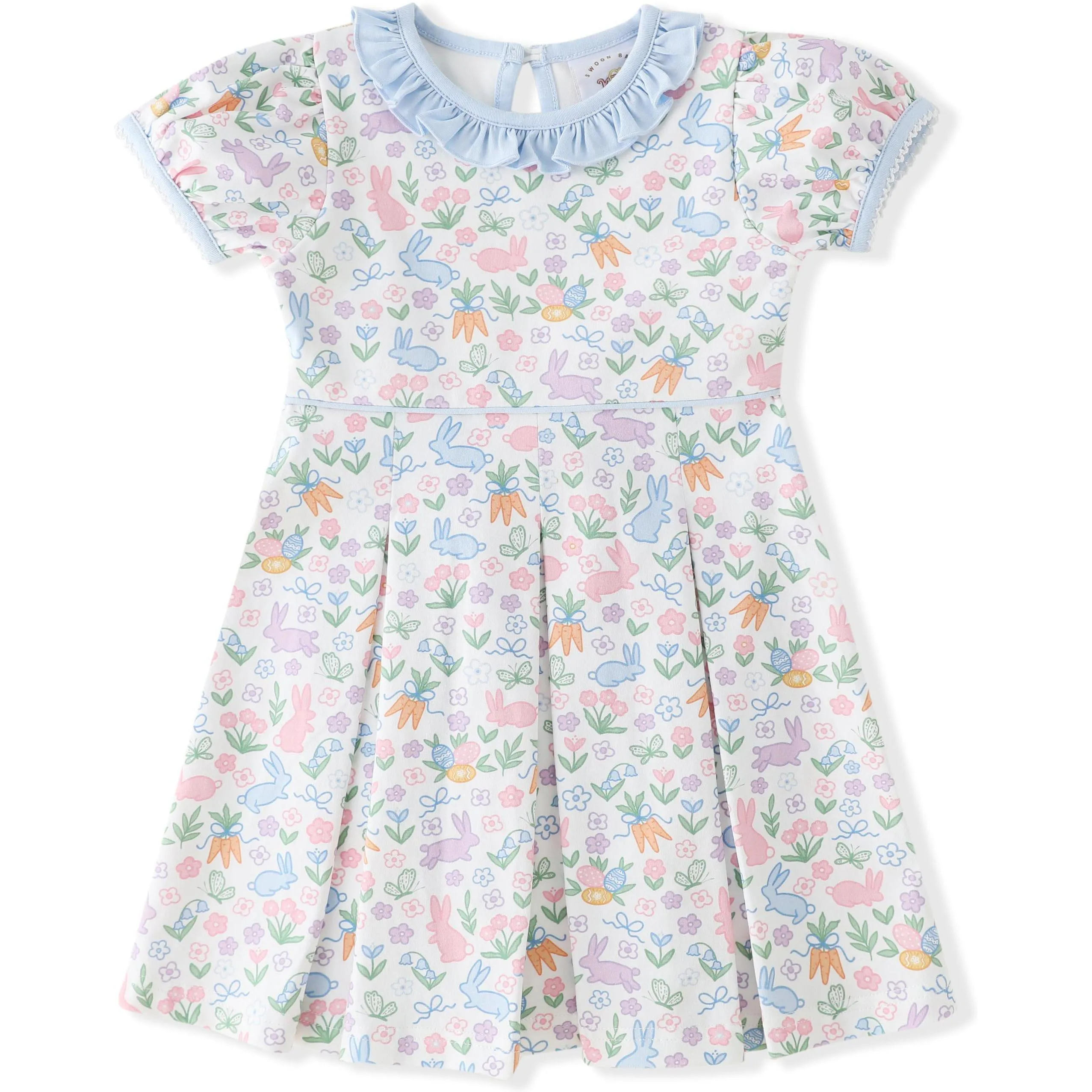 Swoon Baby Clothing Bunny Collection Pleat Dress