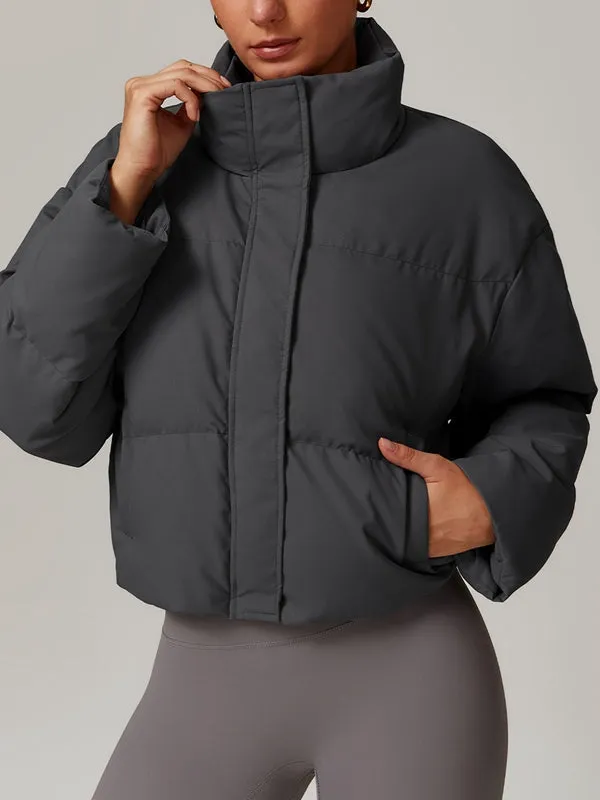 ZASUWA Female Pocket Zipper Jackets Coat